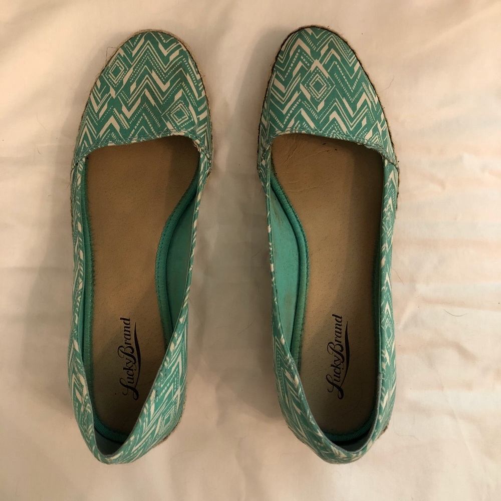 Lucky brand espadrilles Size 10